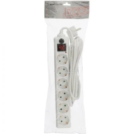 Сетевой фильтр BigTech CD6-3W15 (6р/3м/16А/3680 Вт 1,5мм белый) Сетевой фильтр BigTech CD6-3W15 (6р/3м/16А/3680 Вт 1,5мм белый)