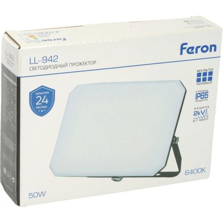 Прожектор светодиодный Feron LL-942 IP65 50W 6400K (51045)