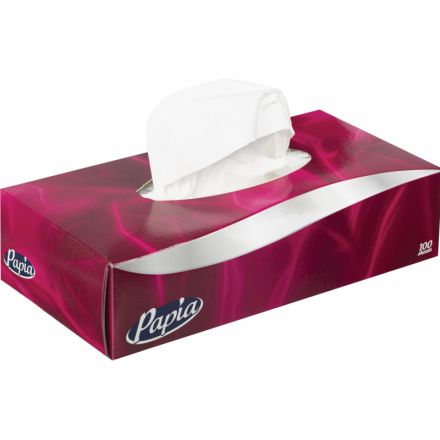 Салфетки косметические Papia 2сл 100шт/уп Салфетки косметические Papia 2сл 100шт/уп