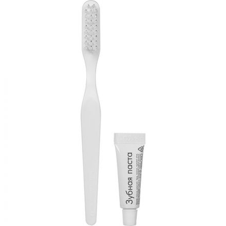 Набор зубной Hotel картон (зубная щетка, паста, 200 штук в упаковке) Набор зубной Hotel картон (зубная щетка, паста, 200 штук в упаковке)