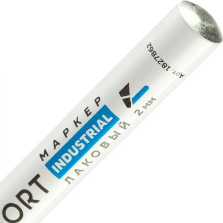 Маркер лаковый TOPFORT Industrial 2 мм красный