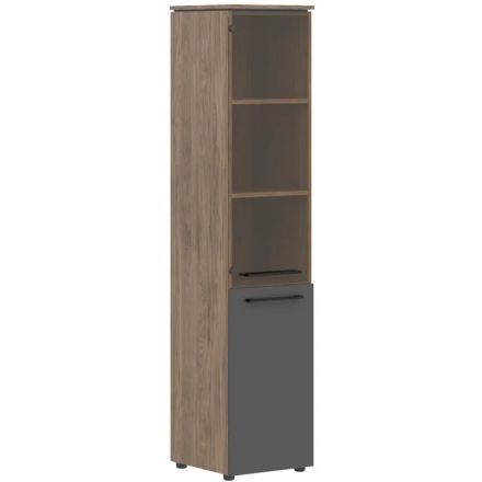 Шкаф - колонка MORRIS TREND комб. MHC 42.2 429х423х1956 Антр/Кария Пальмира