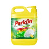 Средство для мытья посуды, овощей и фруктов с дозатором концентрат 1,5 л, PERKLIN (ПЕРКЛИН) "Лимон", 609777