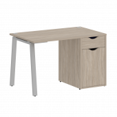 Home Office Стол письменный VR.SP-3-118.1.A Дуб аттик/Серый металл 1180*720*750 Home Office Стол письменный VR.SP-3-118.1.A Дуб аттик/Серый металл 1180*720*750