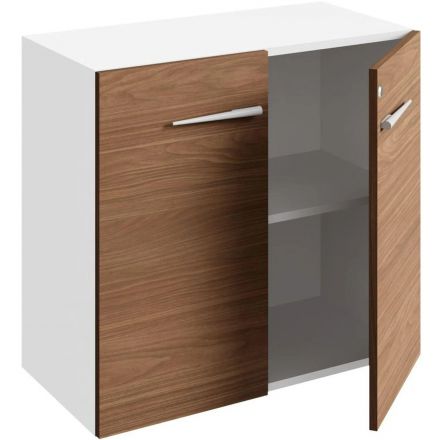 Шкаф Linkor низкий орех линк/бел 147H201 Шкаф Linkor низкий орех линк/бел 147H201