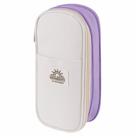 Пенал-трансформер BRAUBERG, полиэстер, 22х10х3 см, "Digital lavender", 271562 Пенал-трансформер BRAUBERG, полиэстер, 22х10х3 см, "Digital lavender", 271562