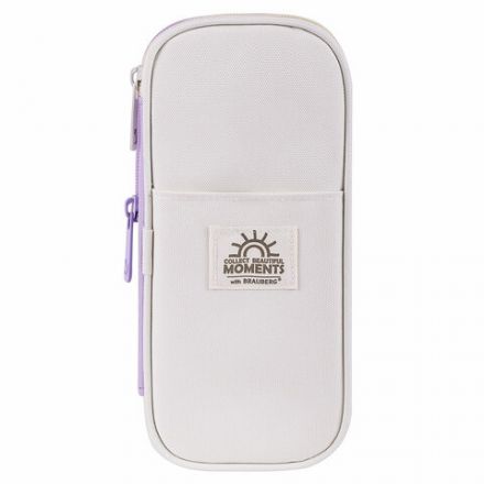 Пенал-трансформер BRAUBERG, полиэстер, 22х10х3 см, "Digital lavender", 271562 Пенал-трансформер BRAUBERG, полиэстер, 22х10х3 см, "Digital lavender", 271562