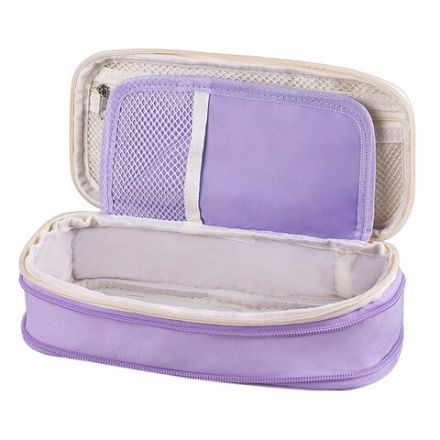Пенал-трансформер BRAUBERG, полиэстер, 22х10х3 см, "Digital lavender", 271562 Пенал-трансформер BRAUBERG, полиэстер, 22х10х3 см, "Digital lavender", 271562