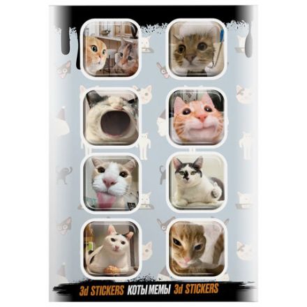 Наклейки объемные эпоксидные на телефон, 6-8 шт. на листе, "СТИЛЬНЫЕ ДИЗАЙНЫ", АССОРТИ, NALEPKING