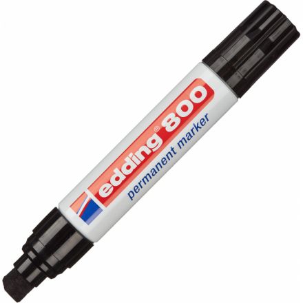 Маркер перманентный Edding E-800/1 черный (толщина линии 4-12 мм)