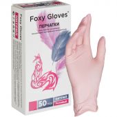 Перчатки нитрил., н/с, н/о,3,5гр./шт,роз. FOXY-GLOVES L 50п/уп ШК5515/08638 Перчатки нитрил., н/с, н/о,3,5гр./шт,роз. FOXY-GLOVES L 50п/уп ШК5515/08638