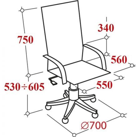 Кресло BN_Dp_EChair-584 TR рецикл.кожа черный, металл черный Кресло BN_Dp_EChair-584 TR рецикл.кожа черный, металл черный