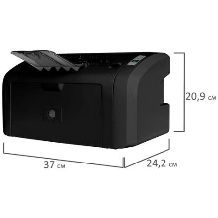 Принтер лазерный CACTUS CS-LP1120B А4, 18 стр./мин., 8000 стр./мес., в комплекте картридж + кабель USB