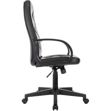 Кресло VB_EChair 602 PU черный эко.кожа крестов. пластик Кресло VB_EChair 602 PU черный эко.кожа крестов. пластик