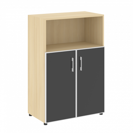 Yalta Шкаф LT.ST-2.2 R black Акация/Стекло black 800*450*1195