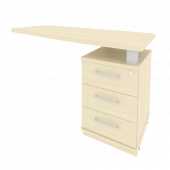 First Тумба приставная с топом правая KTP-2 (R) Клён 1300*500*765 First Тумба приставная с топом правая KTP-2 (R) Клён 1300*500*765
