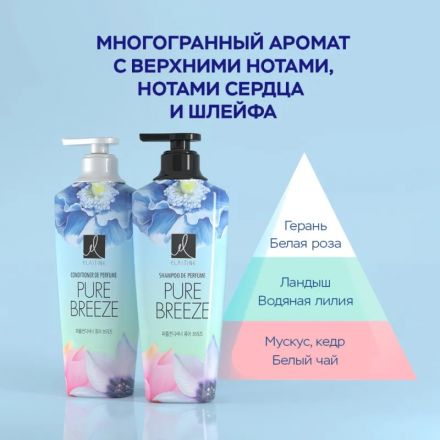 Шампунь Elastine Парфюм для всех типов волос Perfume Pure breeze 600 мл_МП