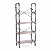 Стеллаж WS-04 60x30x140 см, burnt