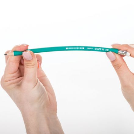 Карандаш чернографитный STAFF "EVERYDAY" BLP-963, 1 шт., НВ, с ластиком, пластиковый, зеленый корпус, 180963