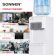 Кулер для воды SONNEN FSC-02AC, напольный, НАГРЕВ/ОХЛАЖДЕНИЕ КОМПРЕССОР, шкаф, 2 крана, белый, 455420