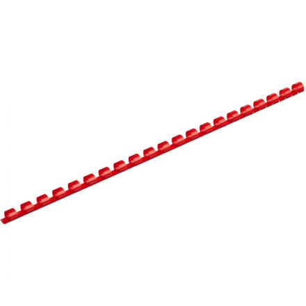 Пружины для переплета пластиковые Promega office 8 мм красные (100 штук в упаковке)