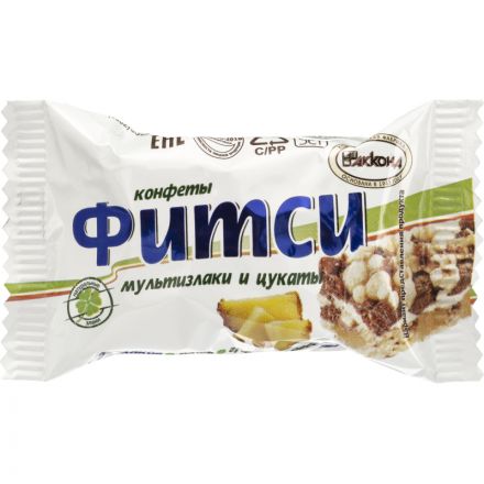 Конфеты Акконд Фитси мультизлаки и цукаты, 1кг