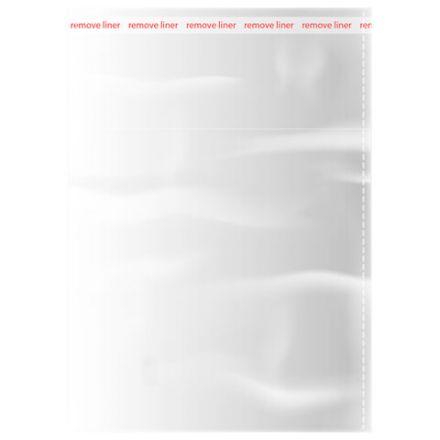 Пакеты БОПП с клеевым клапаном, КОМПЛЕКТ 100 штук, 10х10 + 4 см, 25 мкм, с усиленным швом, BRAUBERG, 700404