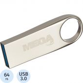 Флеш-память Promega Jet 64GB USB3.0 серебро, металл, под лого NTU279U3064GS