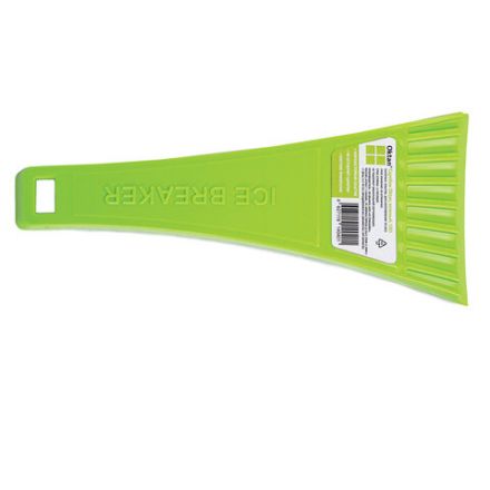 Скребок автомобильный зеленый, 18 см, OKTAN, пластиковый, А3-01-06