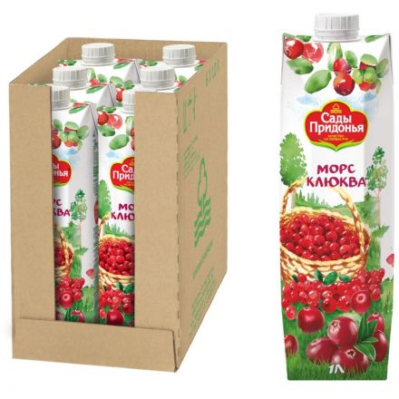 Морс Сады Придонья клюквенный 1л