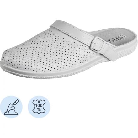 Сабо Ионел муж.нат.кожа цв.белый(р.40) (52-01/95370108)