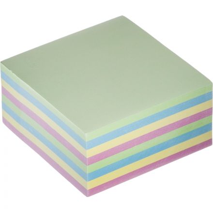 Бумага для заметок с клеевым краем Economy 76х76 мм, 400 л, 8 цв в асс Бумага для заметок с клеевым краем Economy 76х76 мм, 400 л, 8 цв в асс