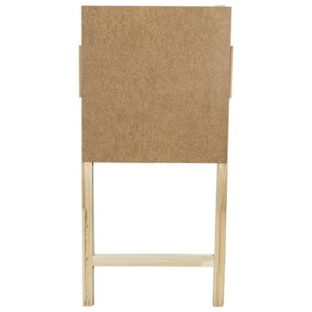 Мольберт напольный "Хлопушка", планшет 60x58 см, в собранном виде 58x120x5 см, BRAUBERG ART DEBUT, 192336