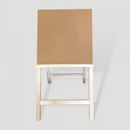 Мольберт напольный "Хлопушка", планшет 60x58 см, в собранном виде 58x120x5 см, BRAUBERG ART DEBUT, 192336