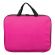 Папка на молнии с ручками STAFF EVERYDAY, А4, полиэстер, ярко-розовая, 270734