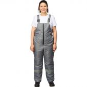 Полукомбинезон рабочий зимний женский з46-ПК серый (р.56-58) 158-164