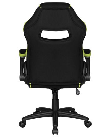 Кресло игровое DOBRIN RICK, черно-светло-зеленая ткань Кресло игровое DOBRIN RICK, черно-светло-зеленая ткань