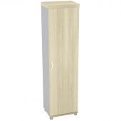 Шкаф Д_EASY Director д/одежды2 узк ДСП м ел.сер 771/дуб шамонисв.124