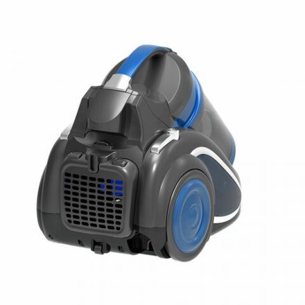 Пылесос BQ (БИ-КЬЮ) VC2208MC с контейнером "циклон", 2200 Вт, мощность всасывания 450 Вт, серый/синий, 86192883