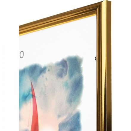 Фоторамка А4 пластиковая PS 515 золото глянец