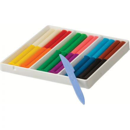 Пластилин восковой Луч Фантазия 12 цветов 210 г со стеком