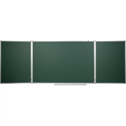 Доска магнитно-меловая 100х300 см Attache зеленая 2-створ., лак