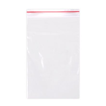 Пакеты ZIP LOCK "зиплок" ОЧЕНЬ ПРОЧНЫЕ, комплект 100 шт., 150х200 мм, ПВД 80 мкм, BRAUBERG EXTRA, 608177