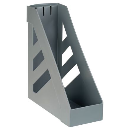 Лоток для бумаг вертикальный СТАММ "Стандарт", серый, ширина 100мм Лоток для бумаг вертикальный СТАММ "Стандарт", серый, ширина 100мм