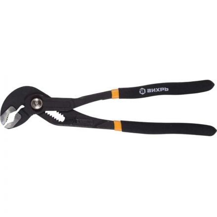 Клещи переставные,250 мм., кнопочные, обливные рукоятки Вихрь 73/6/3/11