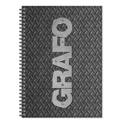 Тетрадь общая Полином Графо А4 48 листов в клетку на спирали