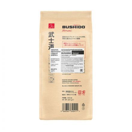 Кофе Bushido Sensei молотый, 227г пакет