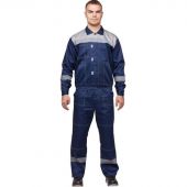 Костюм рабочий летний муж. л20-КБР синий/сер (р.60-62) 158-164 (Арсенал-СП)
