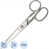 Ножницы Attache Metal 175 мм, ассиметричные ручки,цельнометаллические