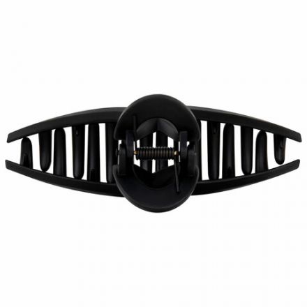 Краб для волос 11 см, soft-touch, чёрный, MONTE VITA (МОНТЕ ВИТА), 457006